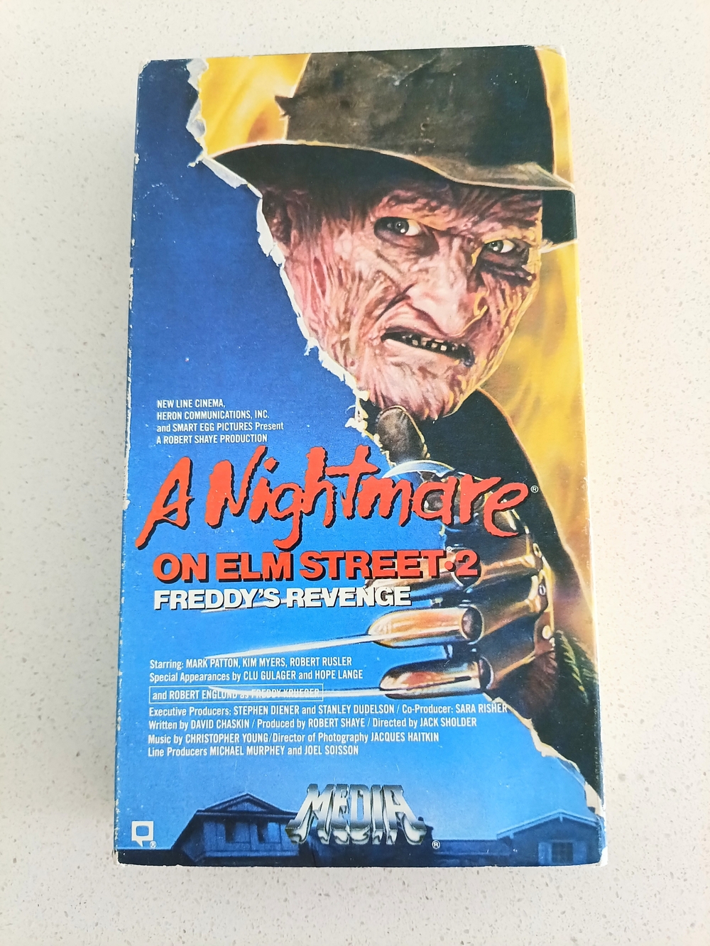 VTG 1989 A Nightmare On Elm Street No 2 VHS Media Home Entertainment Horror